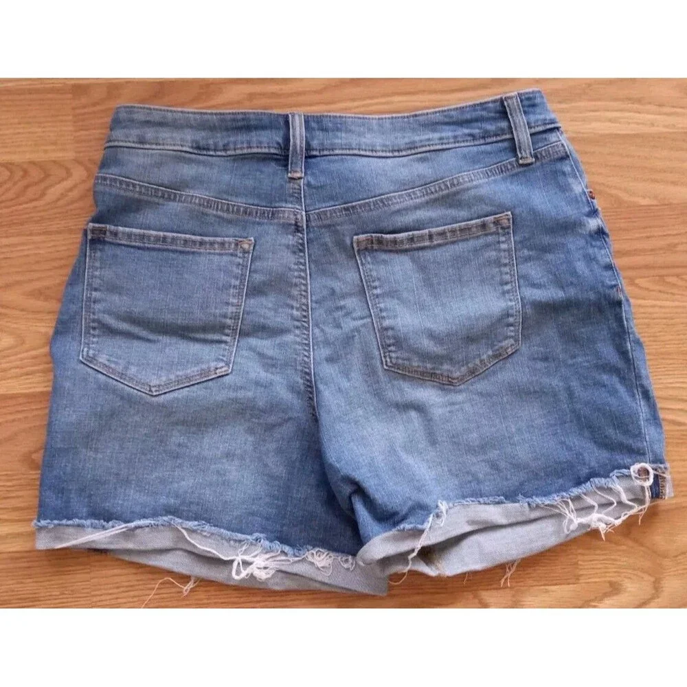 Sonoma Women's Light Dark Wash Shorts (Size: 12) (Lot of 2) Used